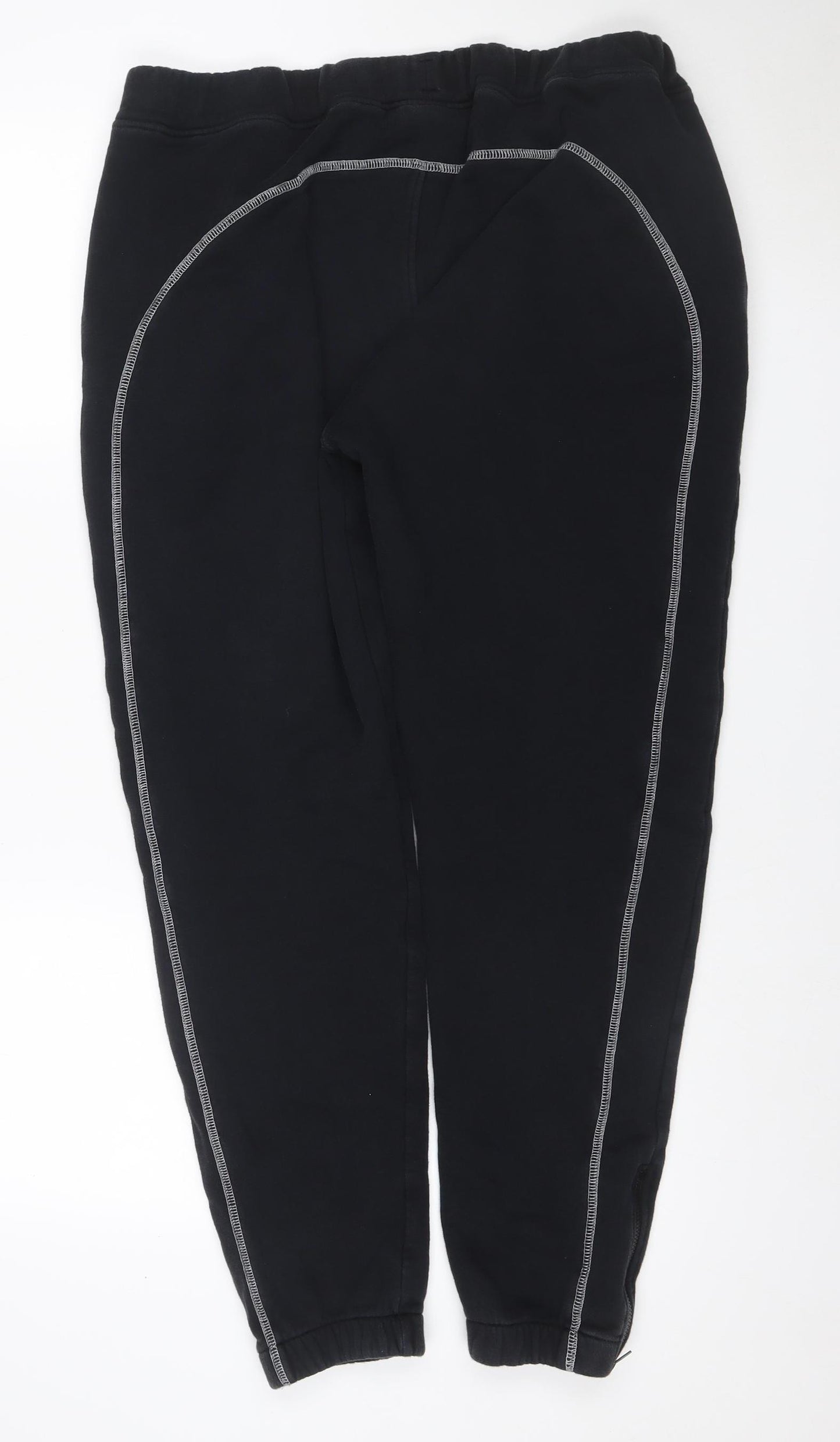 Trapstar Mens Black 2XL Jogger Sweatpants Fleece Logo Zip Pocket