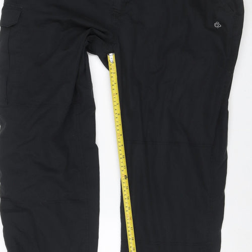Craghoppers Unisex Adults Black Size 40 Hiking Walking Cargo Trousers