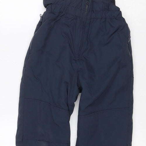 Blanc de Blanc Boys Blue 5 Years Snow Pants Ski Bib Braces Nylon