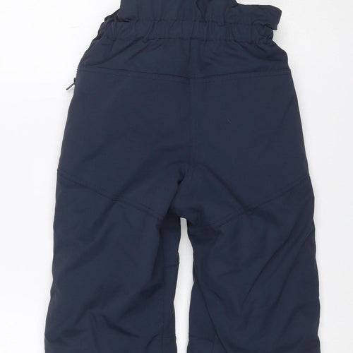 Blanc de Blanc Boys Blue 5 Years Snow Pants Ski Bib Braces Nylon