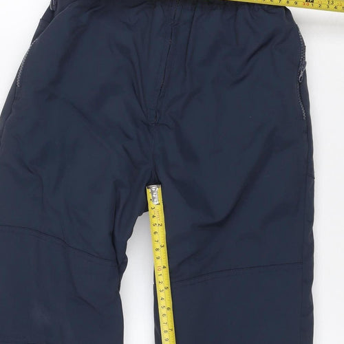 Blanc de Blanc Boys Blue 5 Years Snow Pants Ski Bib Braces Nylon