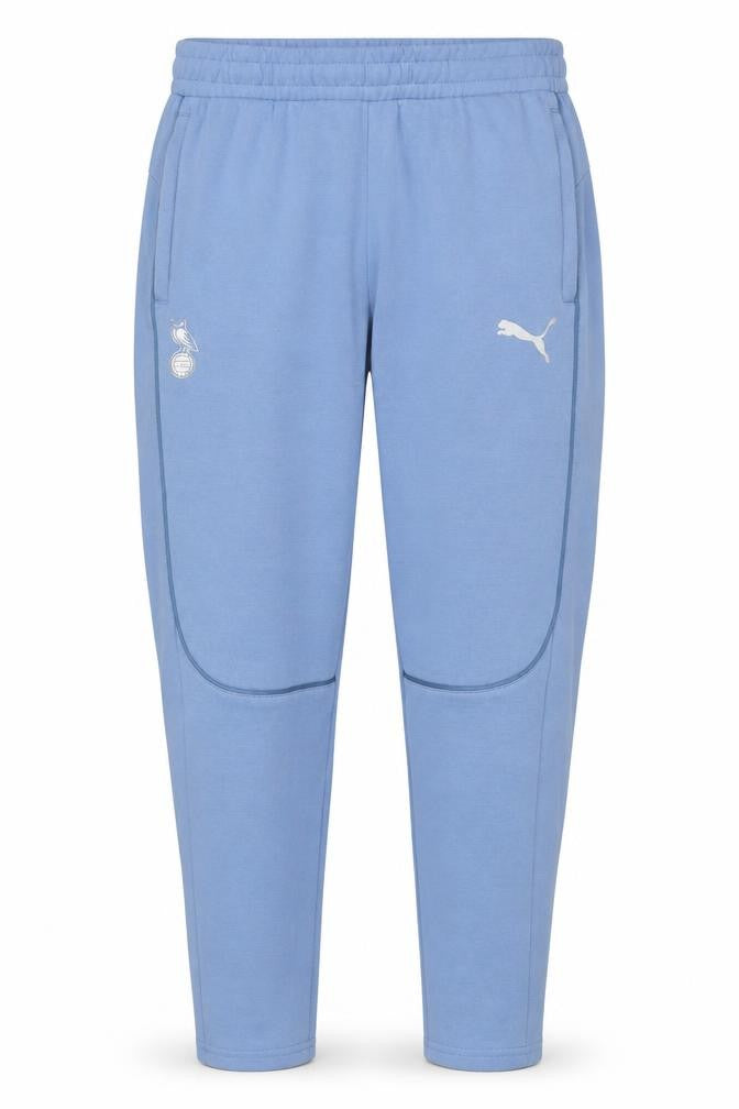 Puma Men’s Blue L Jogger Track Pants Elastic Waist Pockets