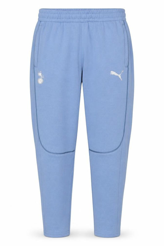 Puma Men’s Blue L Jogger Track Pants Elastic Waist Pockets