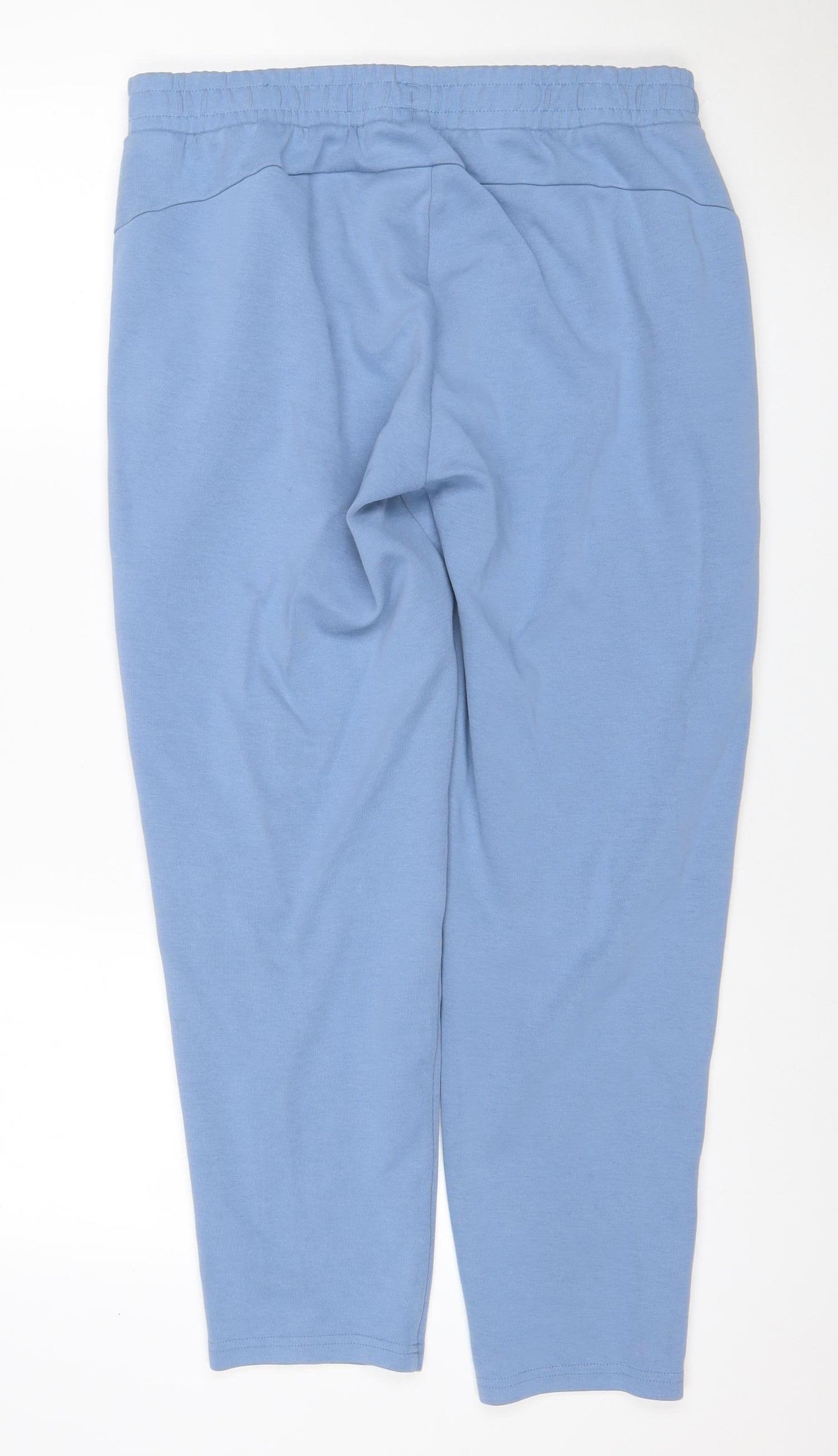Puma Men’s Blue L Jogger Track Pants Elastic Waist Pockets