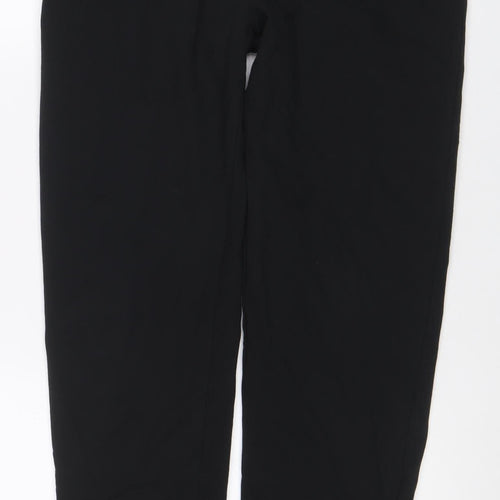 Marks and Spencer Men Black M Regular Jogger Sweatpants Drawstring