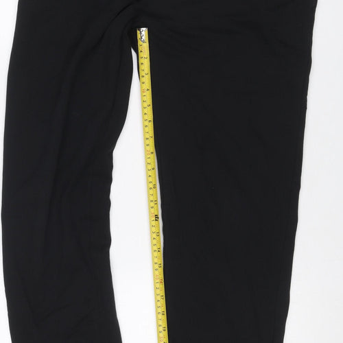 Marks and Spencer Men Black M Regular Jogger Sweatpants Drawstring