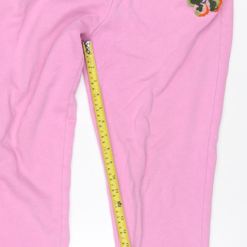 Ted Baker Women’s Pink UK 8 Cotton Jogger Sweatpants Drawstring