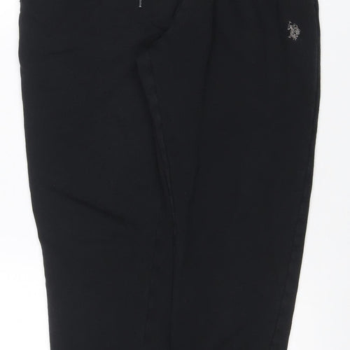 U.S. Polo Assn. Men’s Black L Jogger Sweatpants Cotton Blend