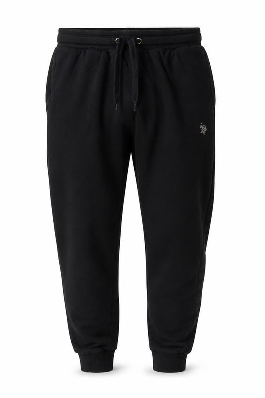 U.S. Polo Assn. Men’s Black L Jogger Sweatpants Cotton Blend