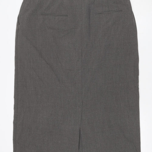 Marks and Spencer Women Grey Size 20 Pencil Knee Length Work Skirt