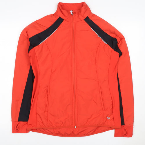M&S Women’s Red UK 14 Think Climate Full Zip Windbreaker Jacket