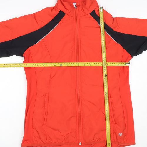 M&S Women’s Red UK 14 Think Climate Full Zip Windbreaker Jacket