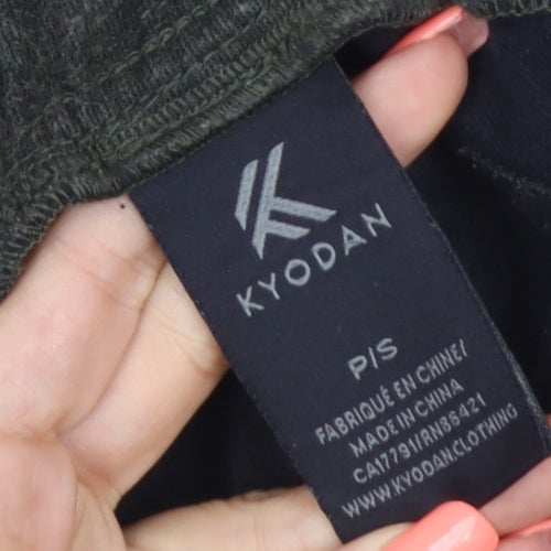 Kyodan Men’s Green Small Cargo Jogger Activewear Trousers Pockets