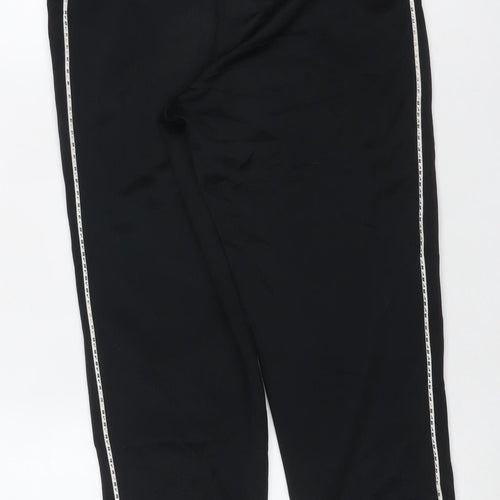 Nike Boys Black 12-13 Years Jogger Track Pants Logo Tape Pockets