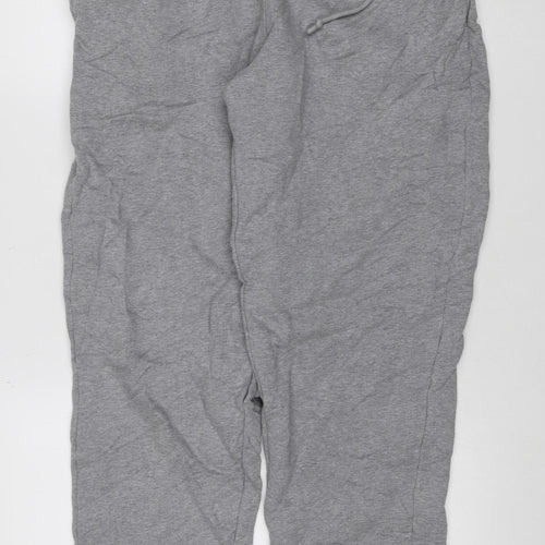 ASOS Design Men Grey L Jogger Sweatpants Elastic Waist Cotton