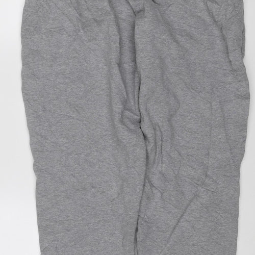 ASOS Design Men Grey L Jogger Sweatpants Elastic Waist Cotton
