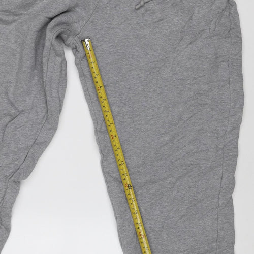 ASOS Design Men Grey L Jogger Sweatpants Elastic Waist Cotton