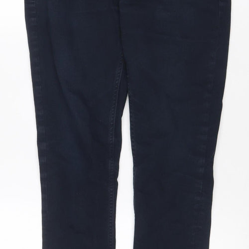 Topman Men's Blue W30 Short Stretch Skinny Jeans Cotton