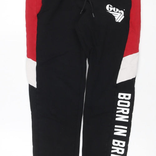 Cola Classics Men’s Black S Born In Britain Fleece Jogger Track Pants