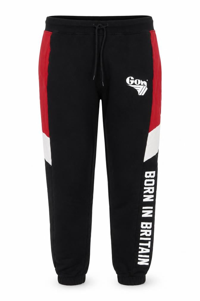 Cola Classics Men’s Black S Born In Britain Fleece Jogger Track Pants