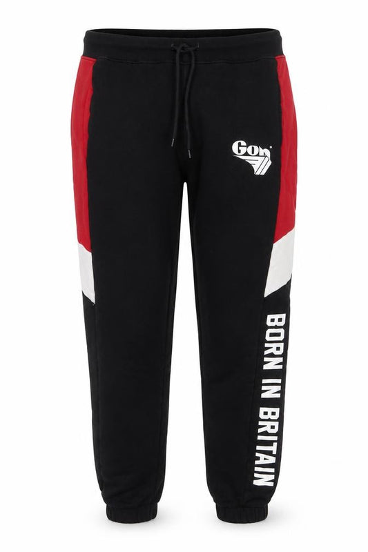 Cola Classics Men’s Black S Born In Britain Fleece Jogger Track Pants