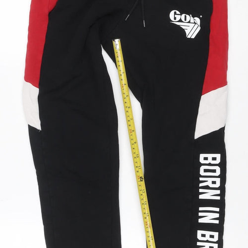 Cola Classics Men’s Black S Born In Britain Fleece Jogger Track Pants