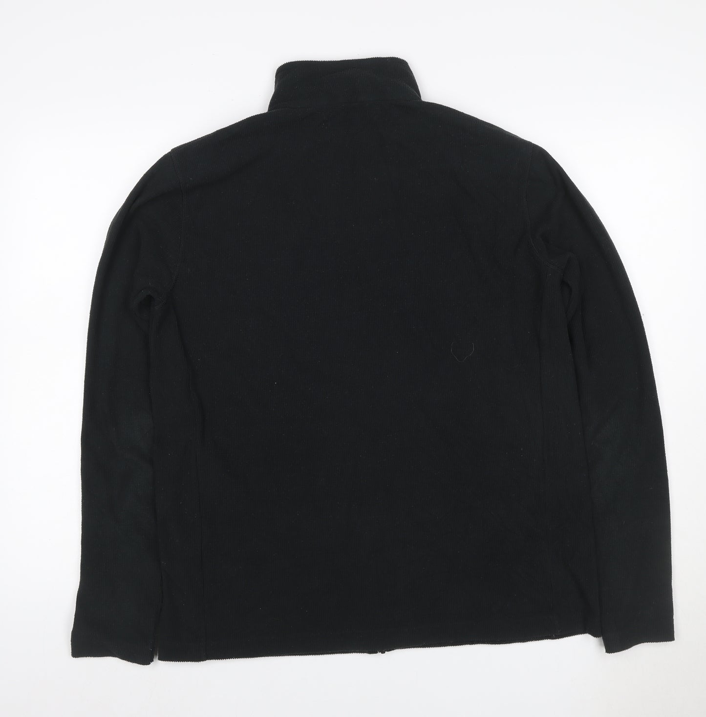 Rohan Men's Black M Full Zip Fleece Jacket Stand-Up Collar Pockets