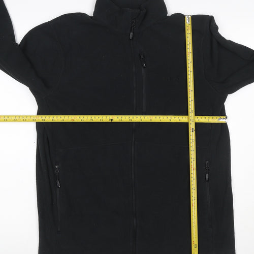 Rohan Men's Black M Full Zip Fleece Jacket Stand-Up Collar Pockets