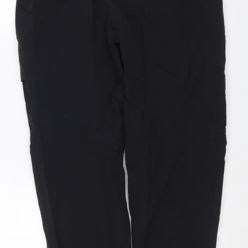 Nike Men’s Black L Air Max Jogger Track Pants Drawstring Zip Pockets