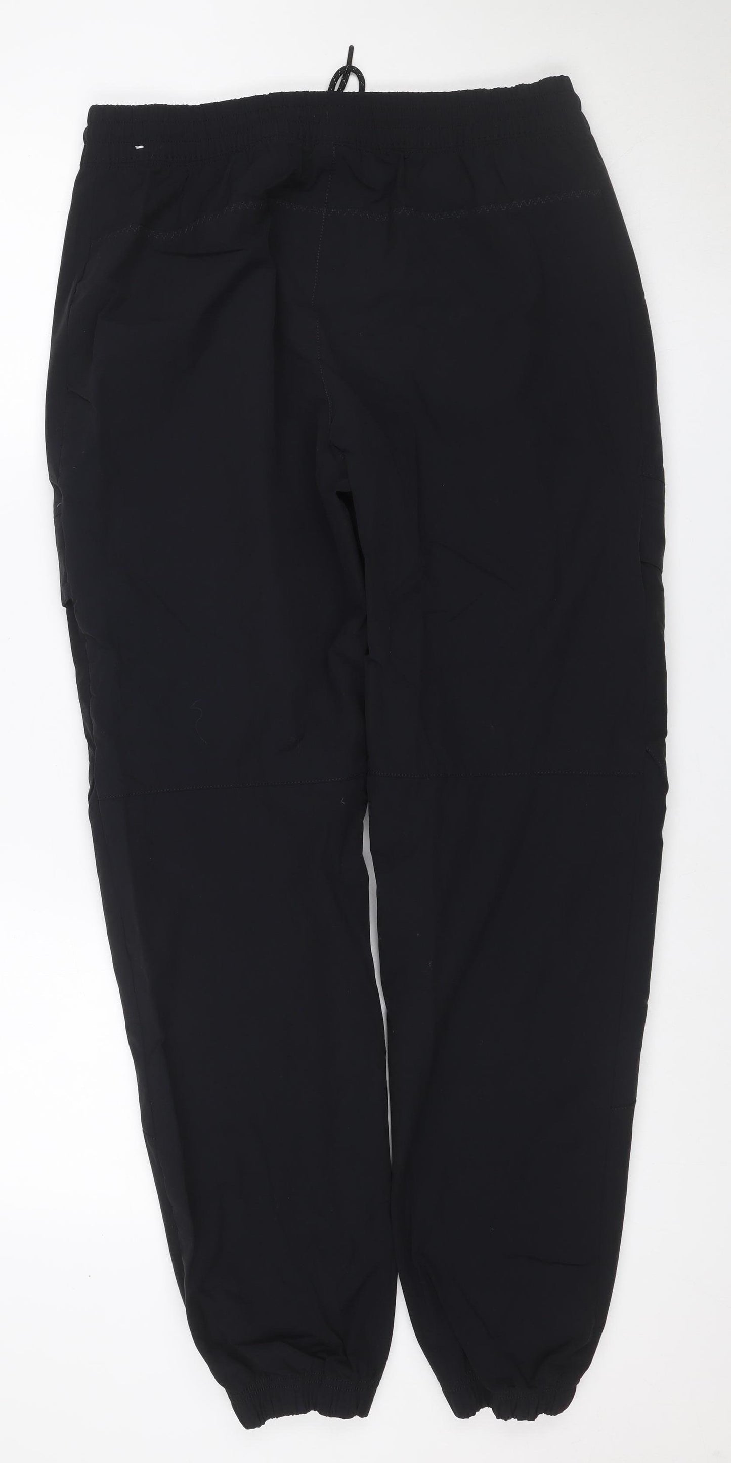 Nike Men’s Black L Air Max Jogger Track Pants Drawstring Zip Pockets