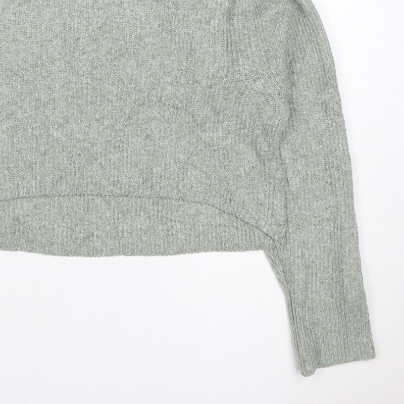 Additional view of Pull&Bear Women’s Green M Mock Neck Knit jumper