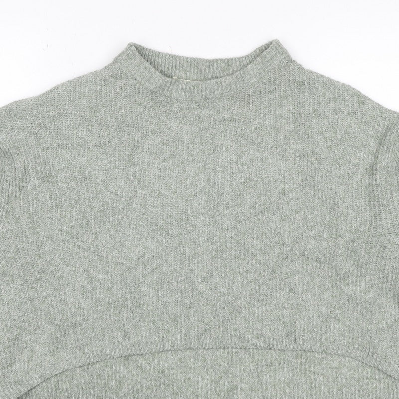 Additional view of Pull&Bear Women’s Green M Mock Neck Knit jumper