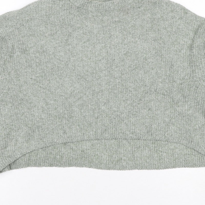 Additional view of Pull&Bear Women’s Green M Mock Neck Knit jumper