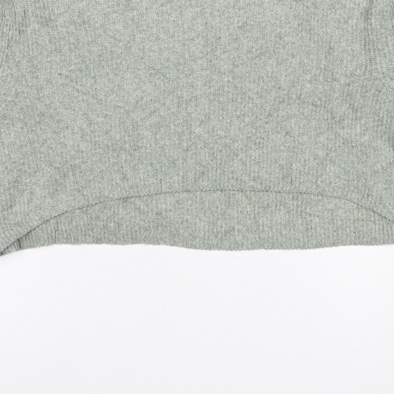 Additional view of Pull&Bear Women’s Green M Mock Neck Knit jumper