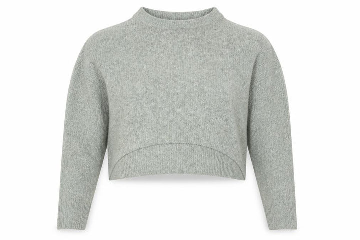 Pull&Bear Women’s Green M Mock Neck Knit Pullover Jumper