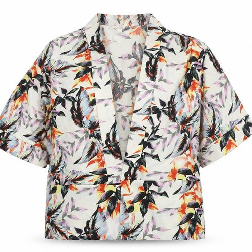 Miss Selfridge Women Multicoloured UK 4 Floral Kimono Blouse
