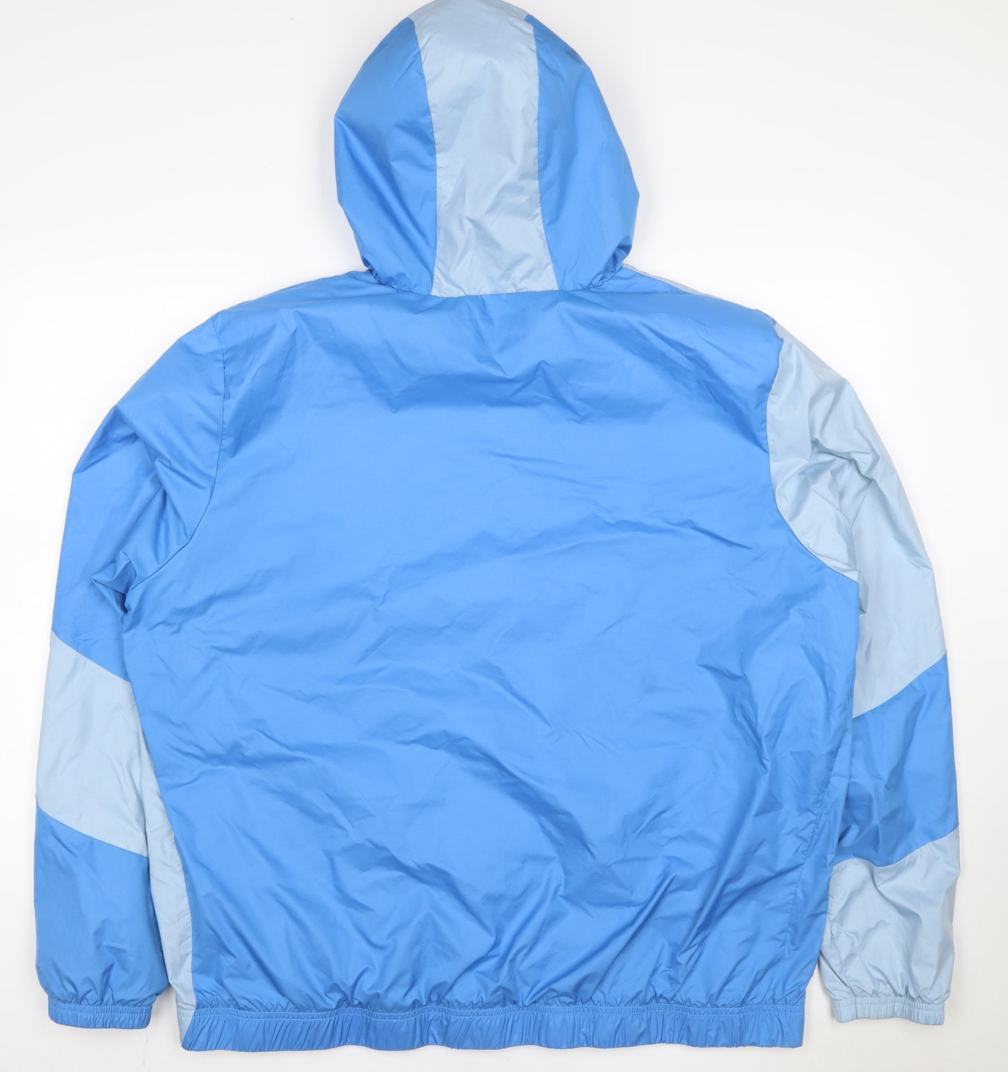Puma Men's Blue XL Manchester City Hooded Windbreaker Football Jacket