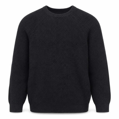 Paul Costelloe Men’s Black L Cable Knit Crew Neck Pullover Jumper
