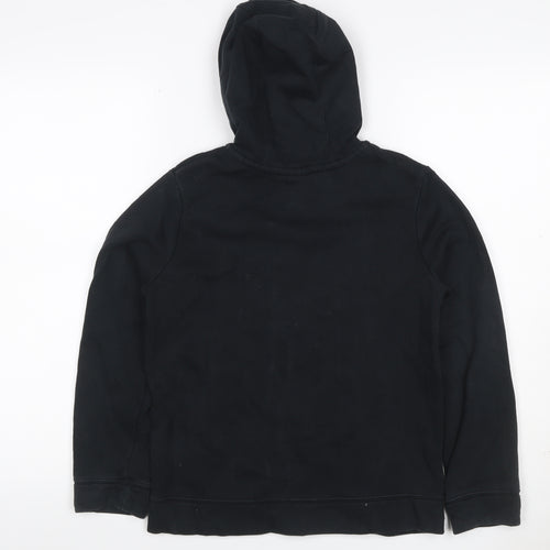 Nike Unisex Kids Black M 137-147cm Full Zip Logo Fleece Hoodie