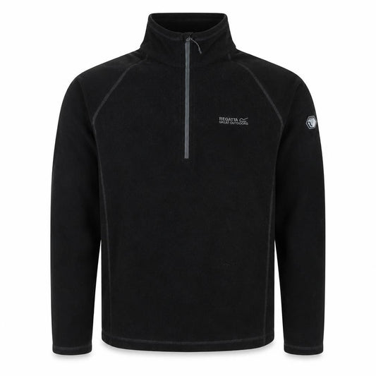 Regatta Men’s Black L 1/4 Zip Fleece Sweatshirt Outdoor