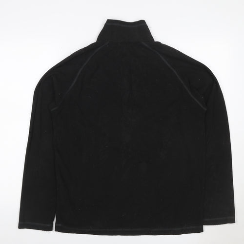 Regatta Men’s Black L 1/4 Zip Fleece Sweatshirt Outdoor