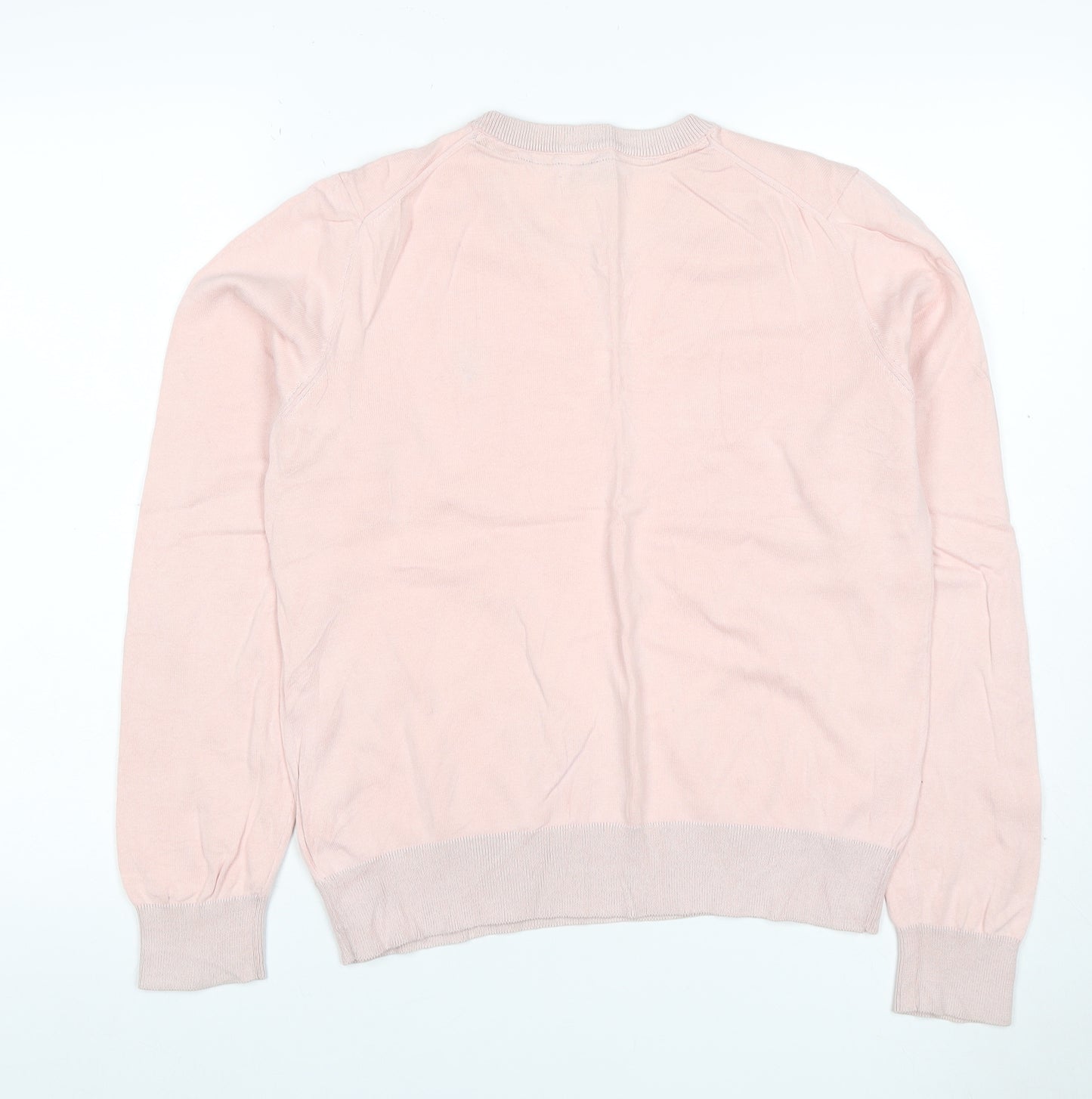 U.S. Polo Assn. Women’s Pink Cotton Logo Knit Jumper UK 14
