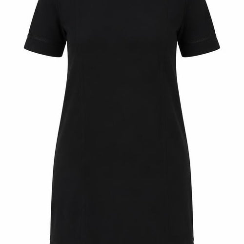 Monsoon Women Black UK 14 Knit Roll Neck Glitter Jumper Dress