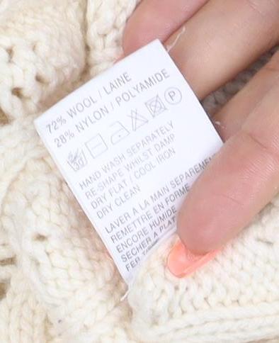 Alex & Co Women Ivory UK 20 Wool Blend Open Knit Pullover Jumper