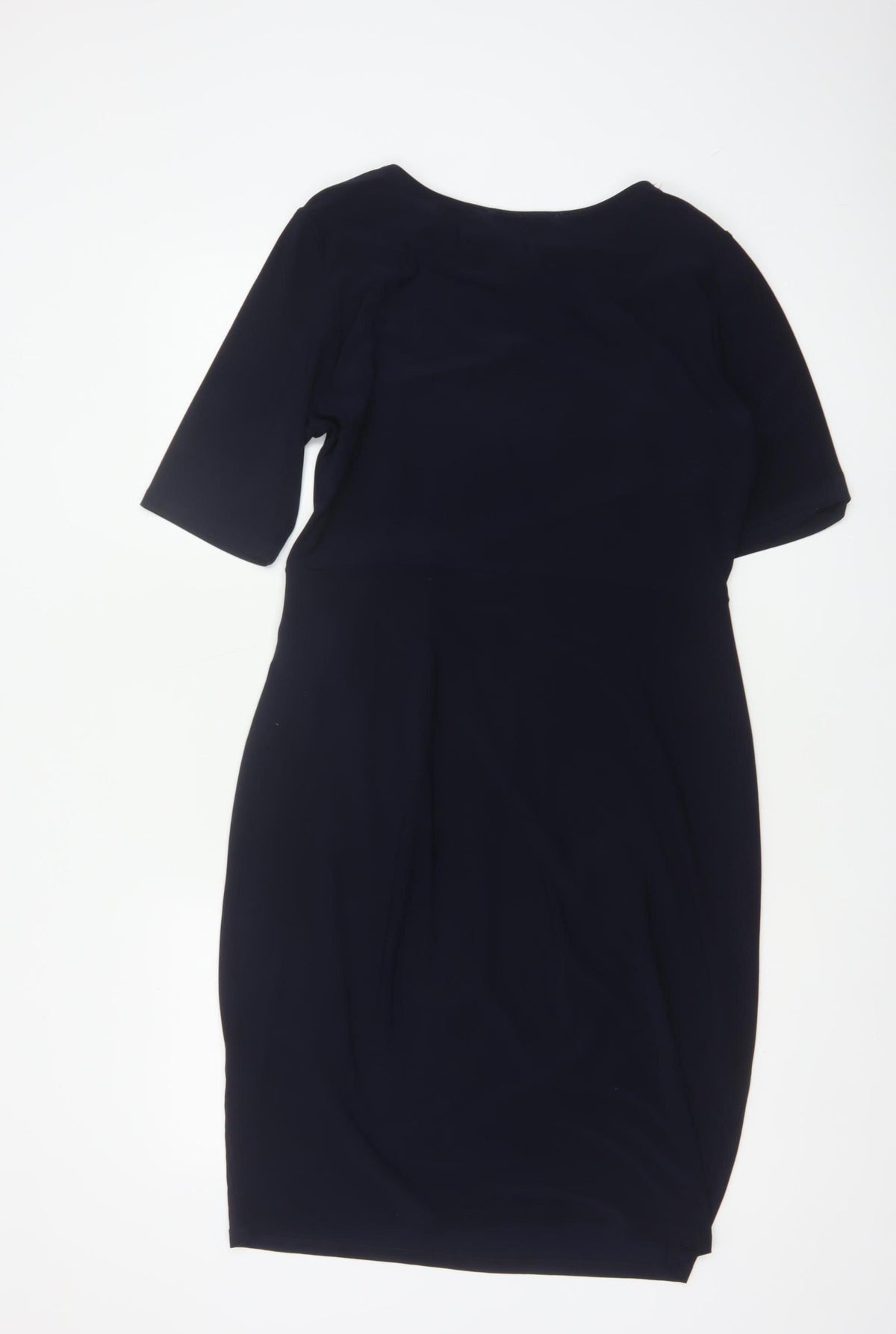 The Collection Debenhams Women Blue UK 14 Knee Length Sheath Belted Dress