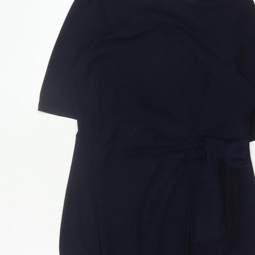 The Collection Debenhams Women Blue UK 14 Knee Length Sheath Belted Dress