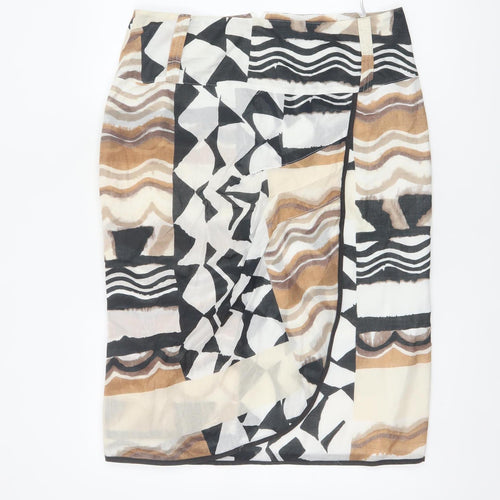 Steilmann Women’s Multicoloured UK 16 Geometric Pencil Skirt