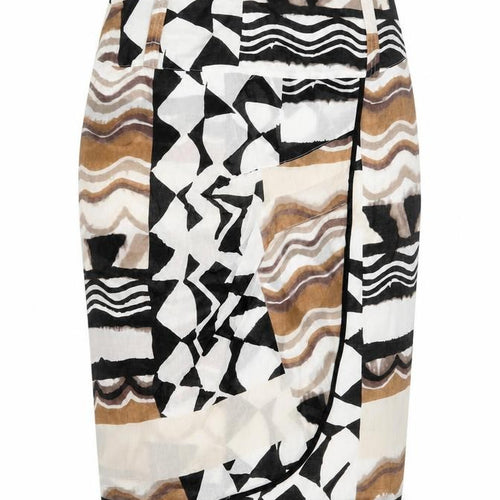 Steilmann Women’s Multicoloured UK 16 Geometric Pencil Skirt