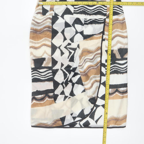 Steilmann Women’s Multicoloured UK 16 Geometric Pencil Skirt