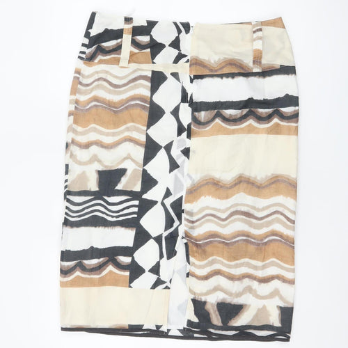 Steilmann Women’s Multicoloured UK 16 Geometric Pencil Skirt